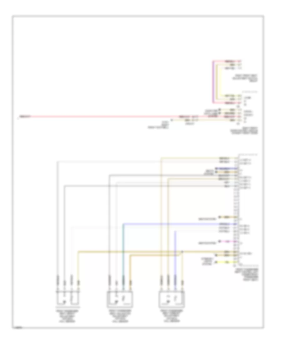 Passengers Memory Seat Wiring Diagram (2 of 2) for Mercedes-Benz ML350 Bluetec 4Matic 2014
