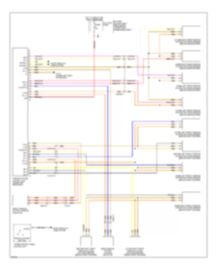 Parktronic Wiring Diagram for Mercedes-Benz ML350 Bluetec 4Matic 2014