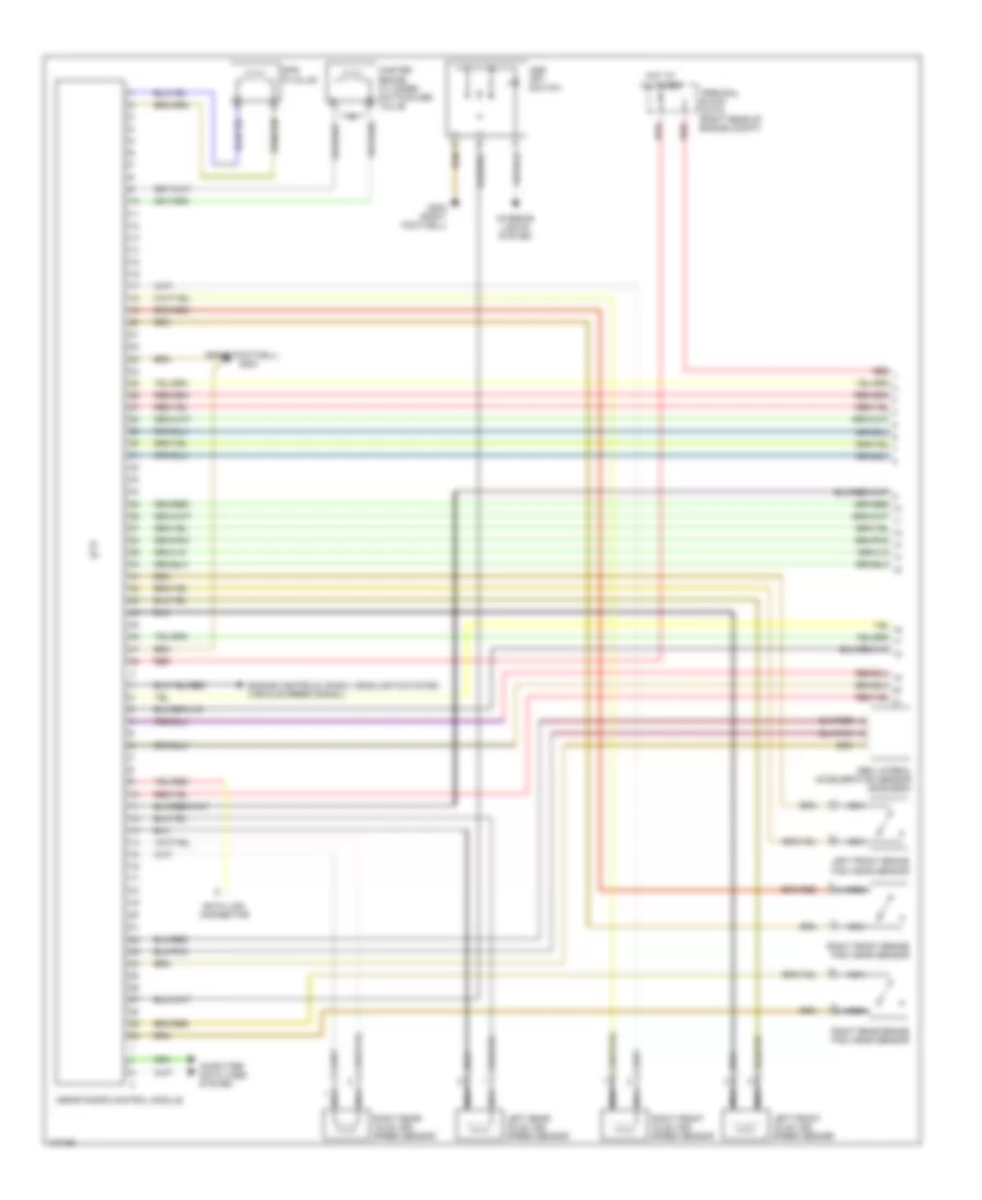 Anti lock Brake Wiring Diagrams with Acceleration Slip Regulation 1 of 2 for Mercedes Benz S320 1997