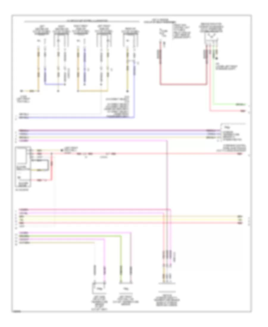 Automatic AC Wiring Diagram, without 3-Zone (2 of 3) for Mercedes-Benz CLS550 4Matic 2012