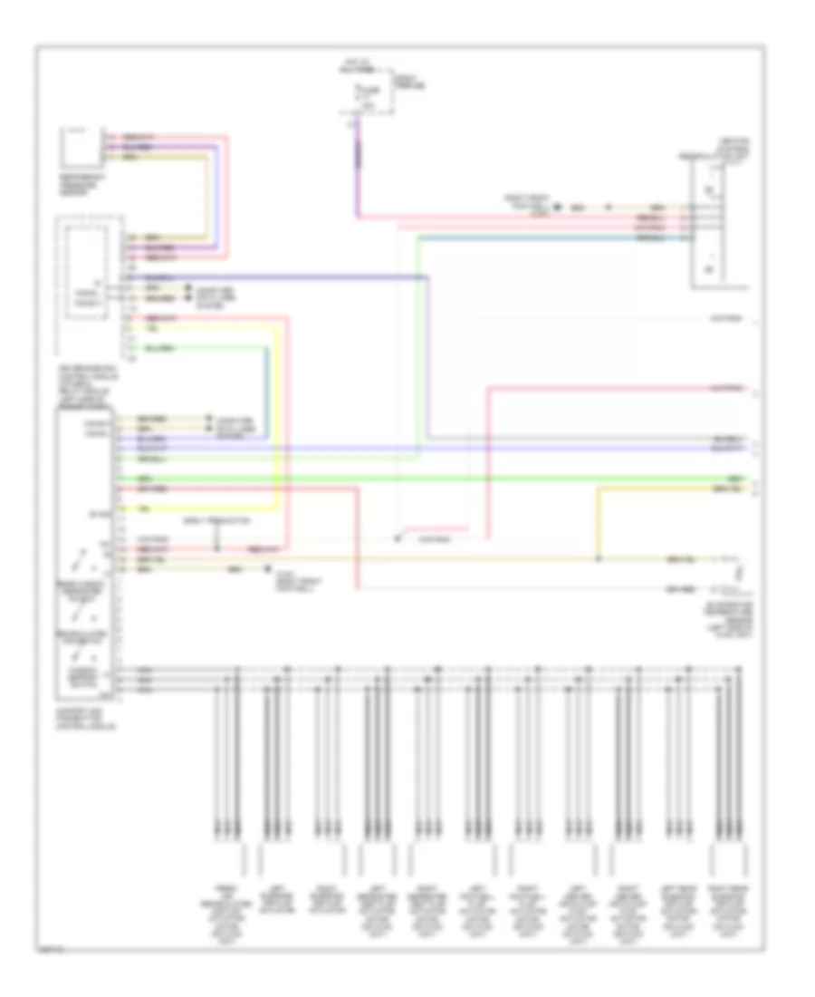Automatic A C Wiring Diagram 1 of 2 for Mercedes Benz CLS500 2006