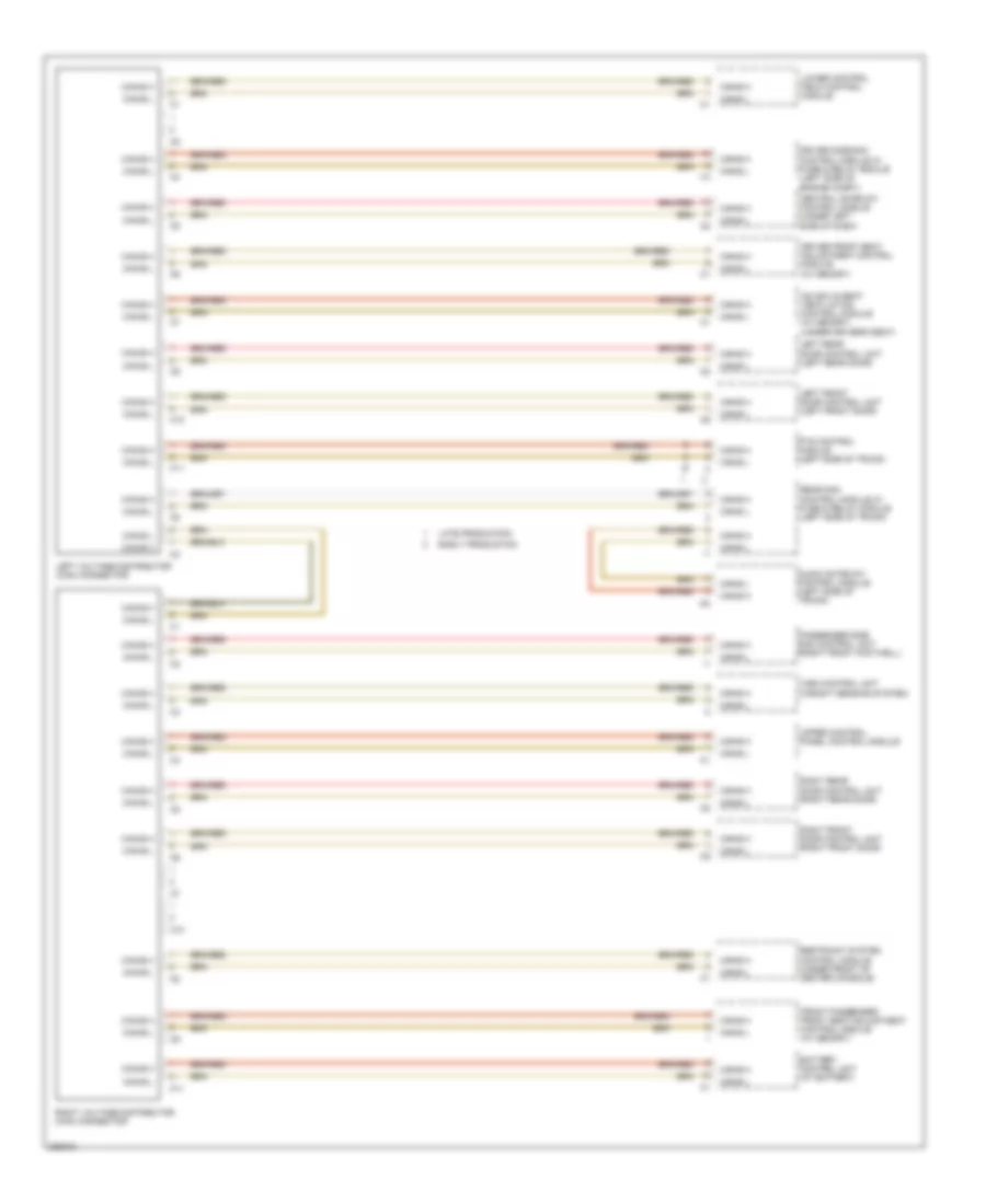 High Low Bus Wiring Diagram 2 of 2 for Mercedes Benz CLS500 2006