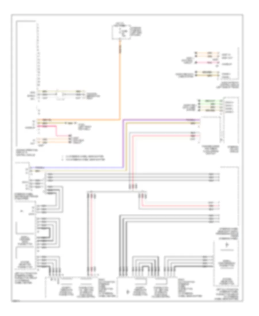 COMAND Actuation Wiring Diagram for Mercedes Benz CLS500 2006