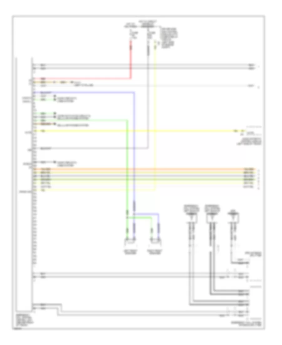 Tele Aid Wiring Diagram 1 of 2 for Mercedes Benz CLS500 2006