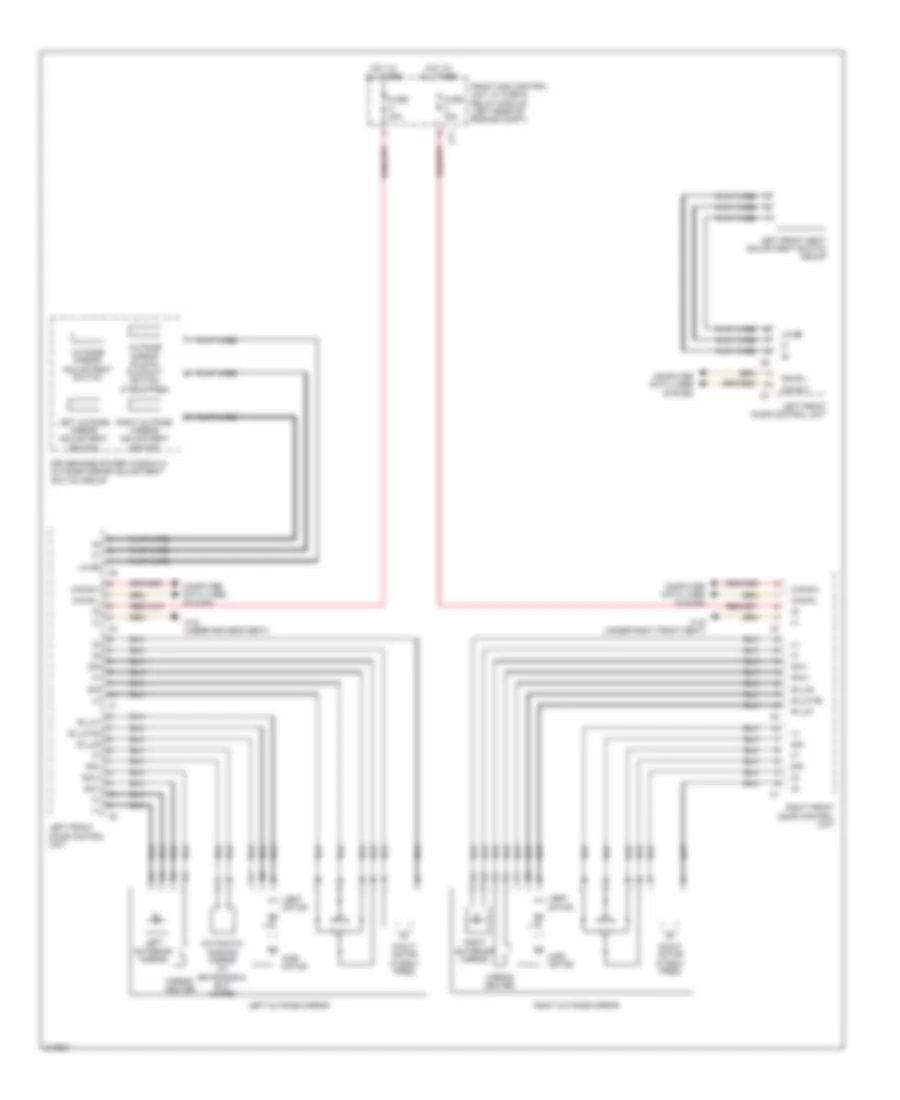 Memory Mirrors Wiring Diagram for Mercedes Benz C300 4Matic 2009