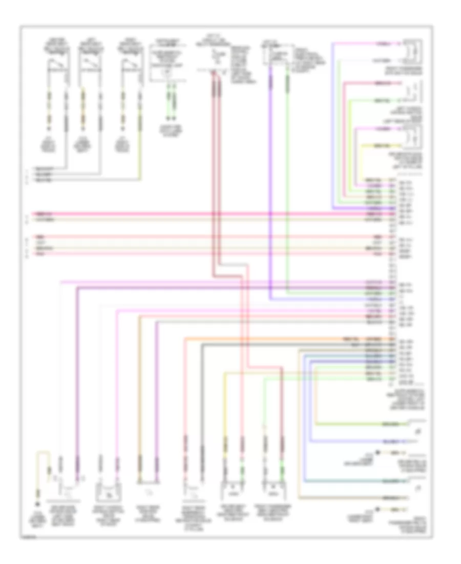 Supplemental Restraint Wiring Diagram 3 of 3 for Mercedes Benz C300 4Matic 2009