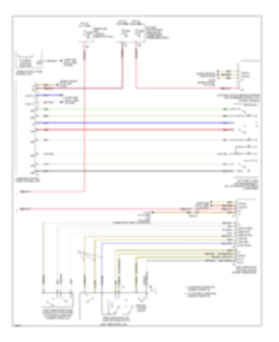 Anti theft Alarm Wiring Diagram 3 of 3 for Mercedes Benz ML550 2014