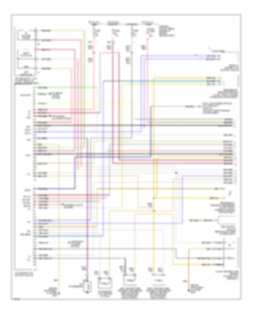 Front A C Wiring Diagram 1 of 2 for Mercedes Benz S420 1997