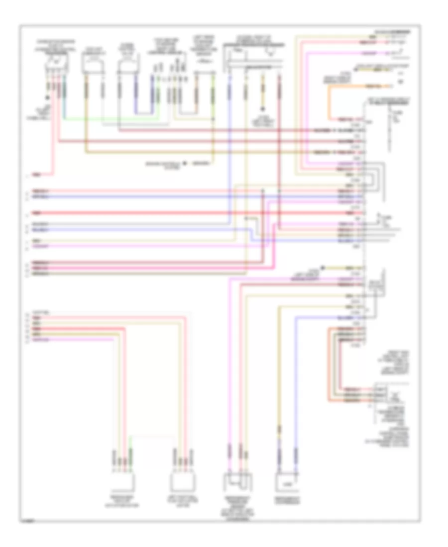 Automatic AC Wiring Diagram, with Thermotronic (3 of 3) for Mercedes-Benz C300 Luxury 2009