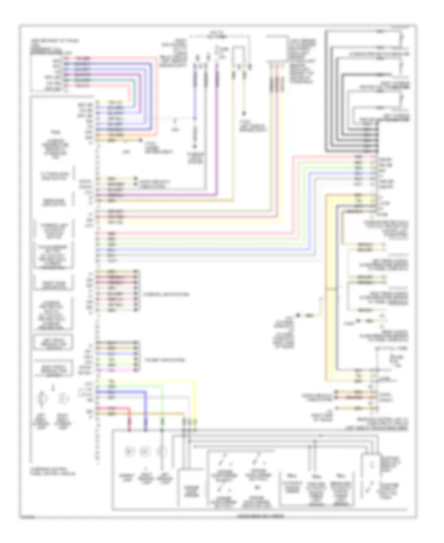 Overhead Console Wiring Diagram, with Sunroof for Mercedes-Benz C300 Luxury 2009