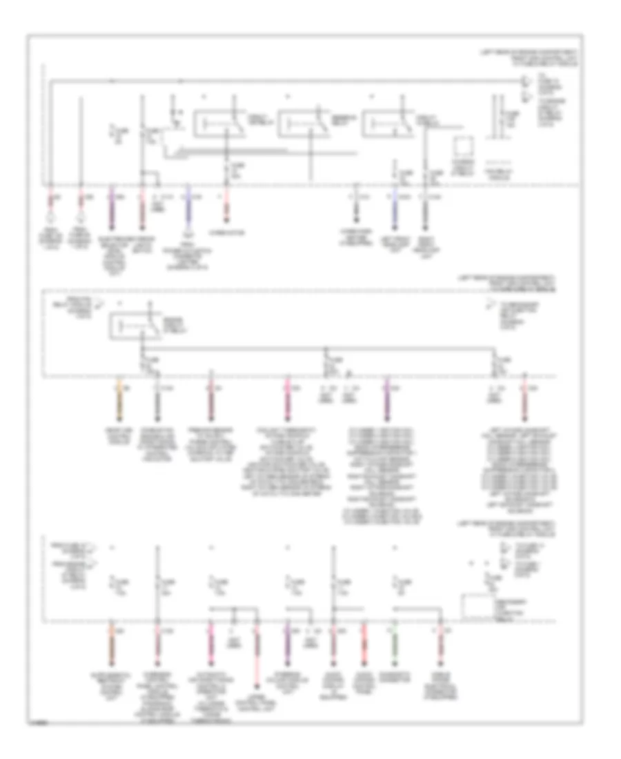 Power Distribution Wiring Diagram (4 of 5) for Mercedes-Benz C300 Luxury 2009