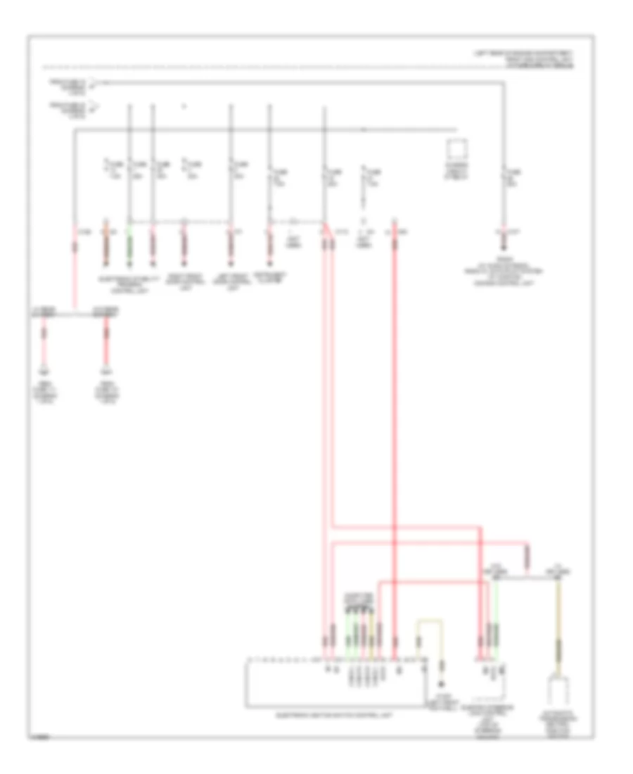 Power Distribution Wiring Diagram (5 of 5) for Mercedes-Benz C300 Luxury 2009