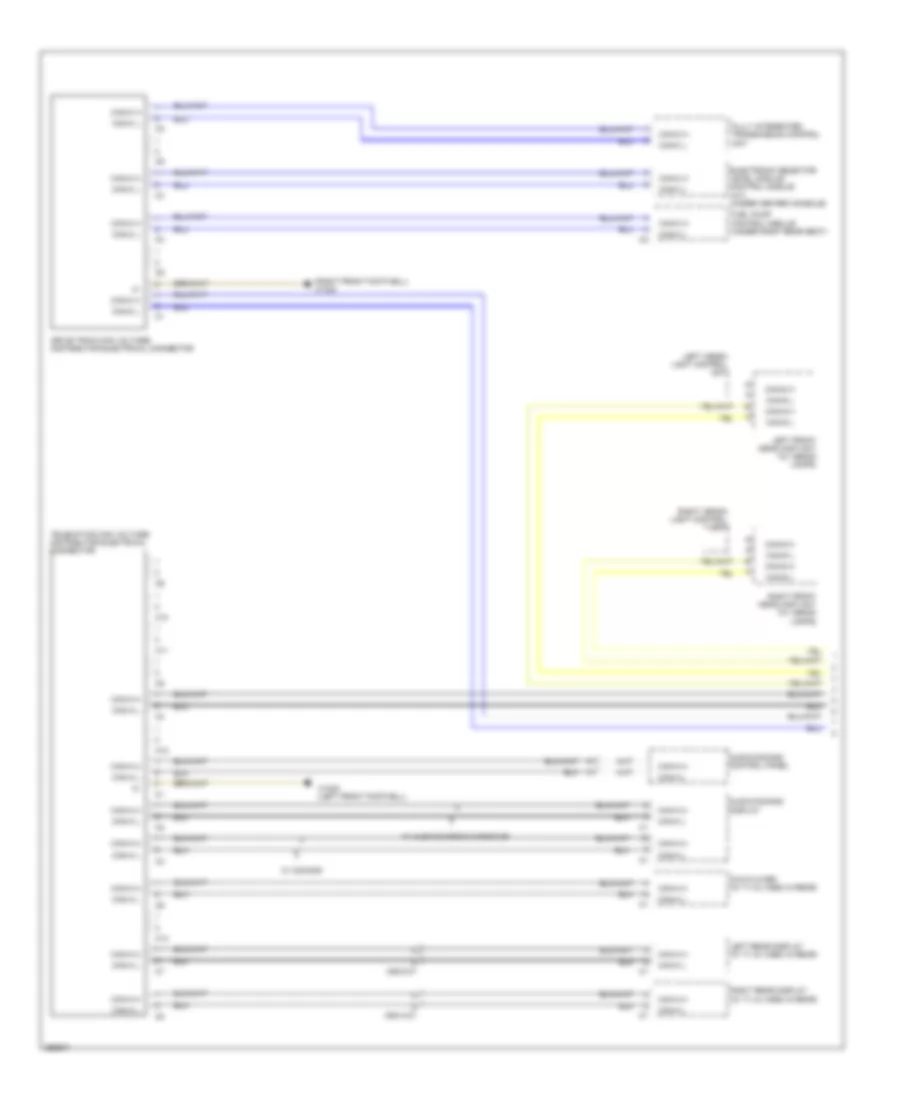HighLow Bus Wiring Diagram (1 of 4) for Mercedes-Benz C350 Sport 2011