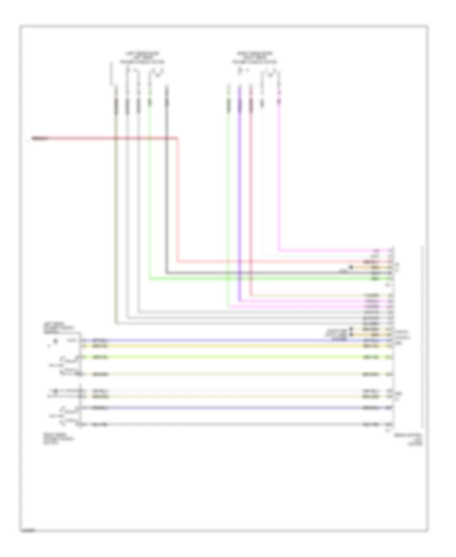 Power Windows Wiring Diagram (2 of 2) for Mercedes-Benz E350 2010