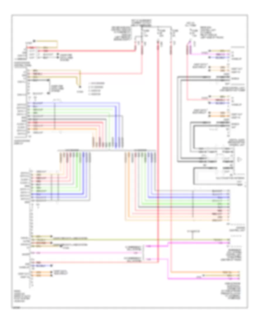 Radio Wiring Diagram, Coupe (1 of 3) for Mercedes-Benz E350 2010