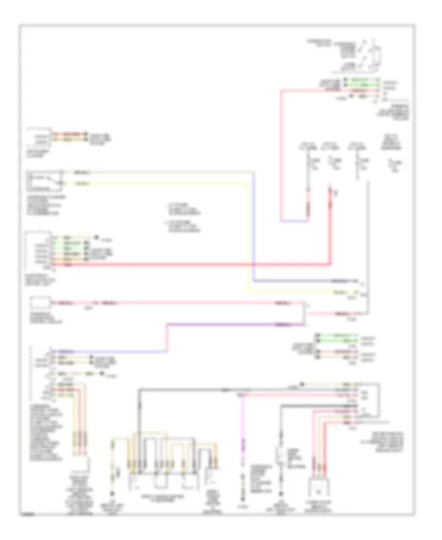 WiperWasher Wiring Diagram, Coupe for Mercedes-Benz E350 2010