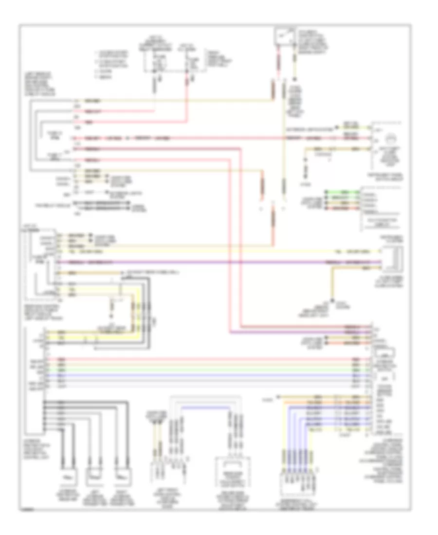 Anti theft Alarm Wiring Diagram for Mercedes Benz E350 2010