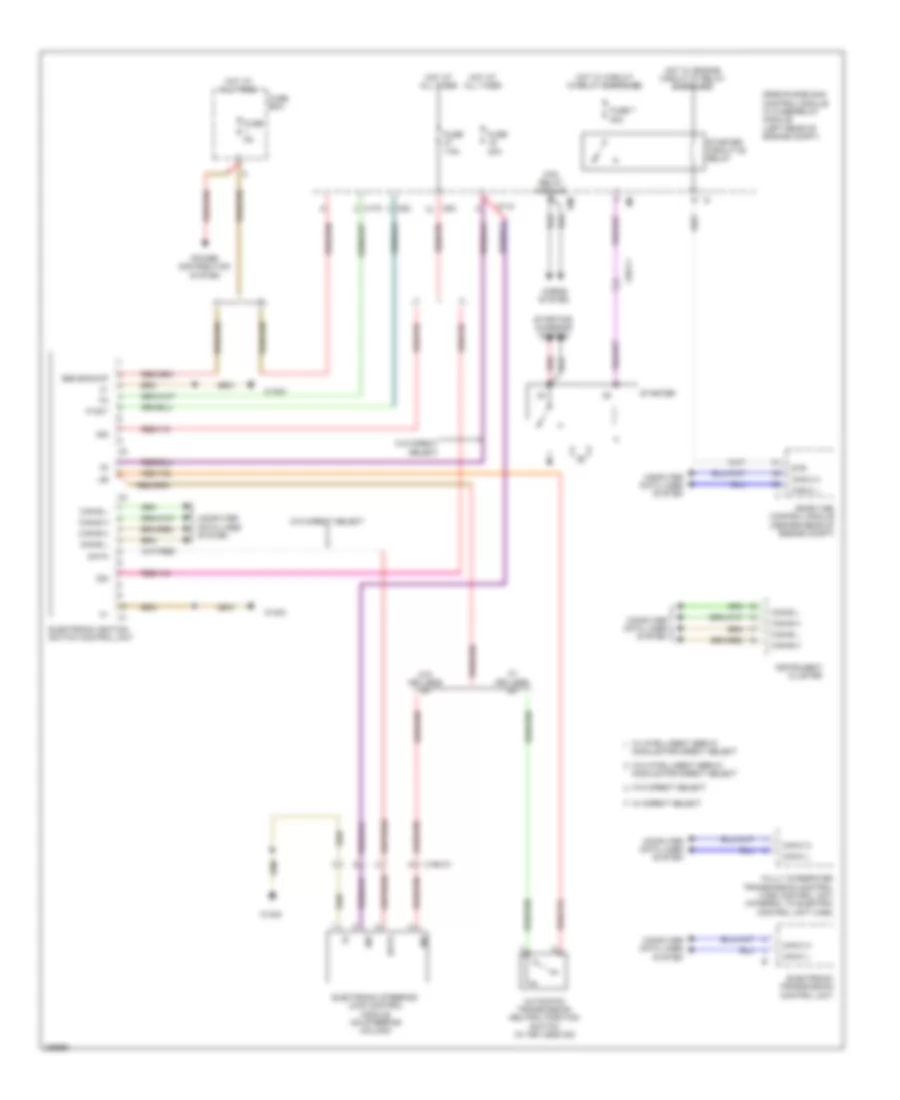 Drive Authorization System Wiring Diagram Sedan for Mercedes Benz E350 2010