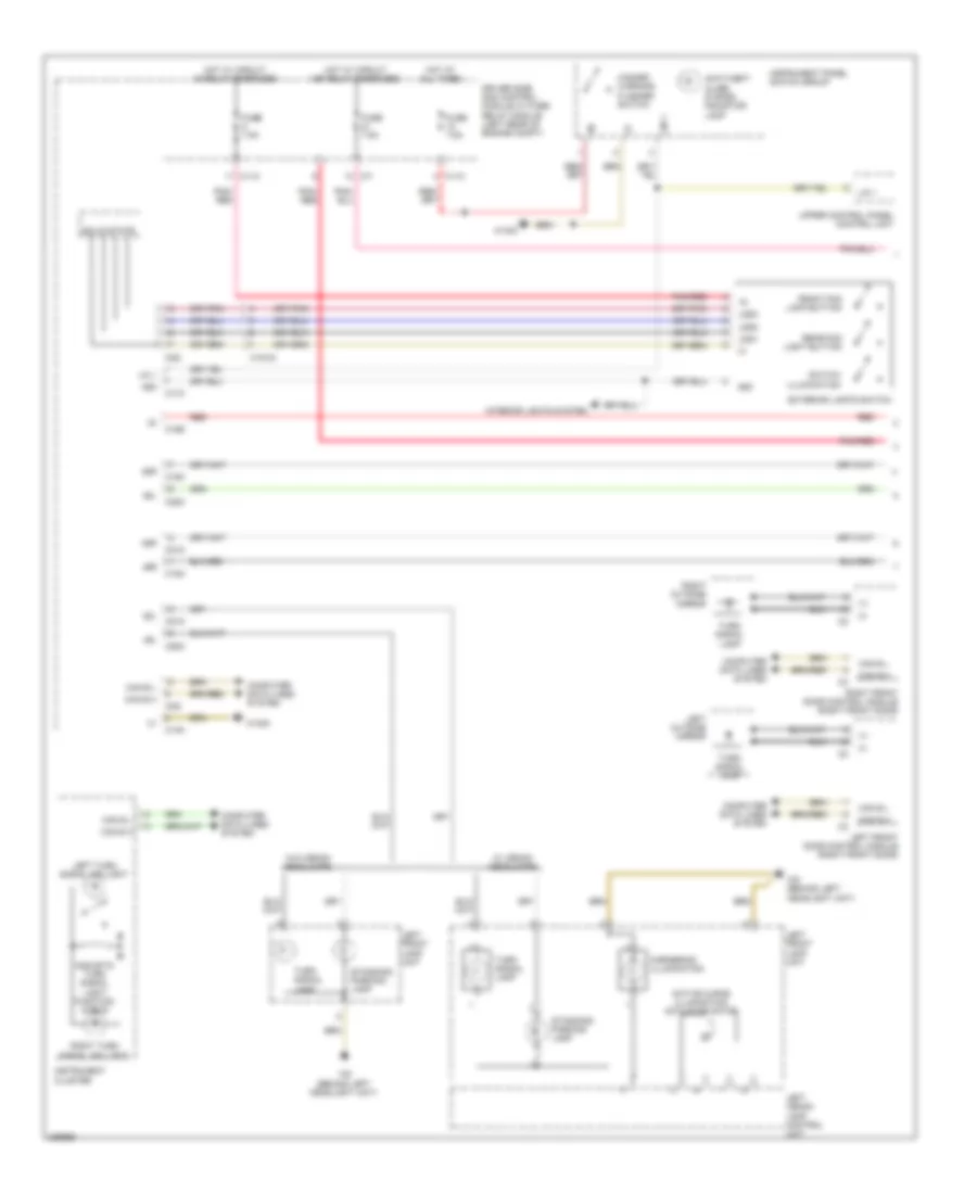 Exterior Lamps Wiring Diagram, Coupe (1 of 3) for Mercedes-Benz E350 2010