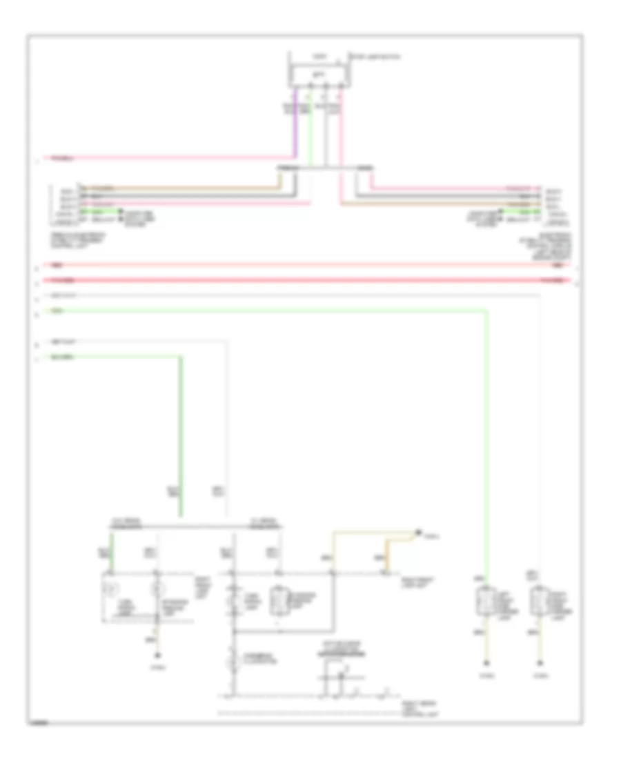 Exterior Lamps Wiring Diagram, Coupe (2 of 3) for Mercedes-Benz E350 2010