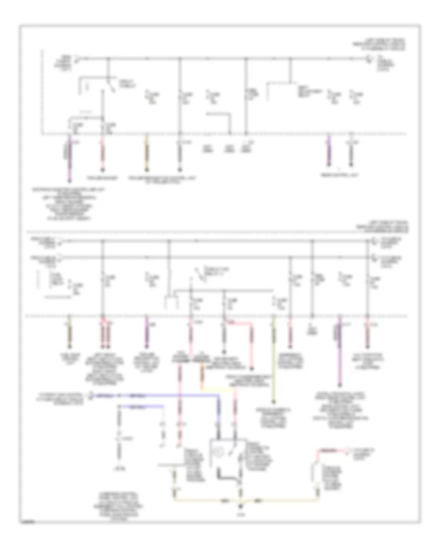 Power Distribution Wiring Diagram Coupe 2 of 5 for Mercedes Benz E350 2010