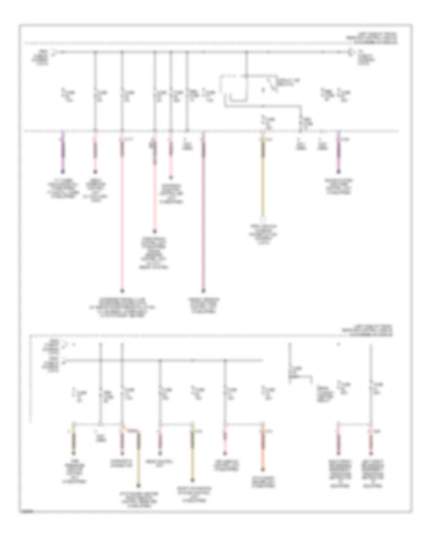 Power Distribution Wiring Diagram, Coupe (3 of 5) for Mercedes-Benz E350 2010