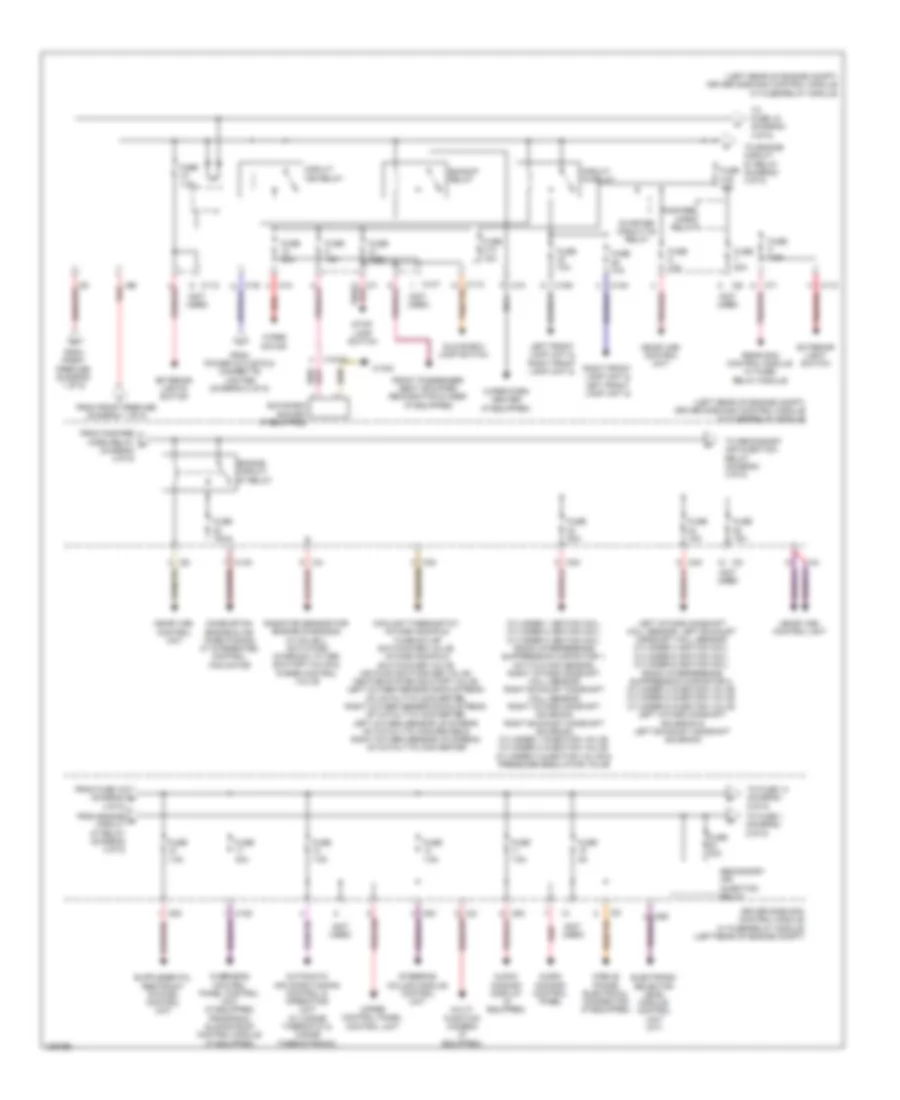 Power Distribution Wiring Diagram, Coupe (4 of 5) for Mercedes-Benz E350 2010