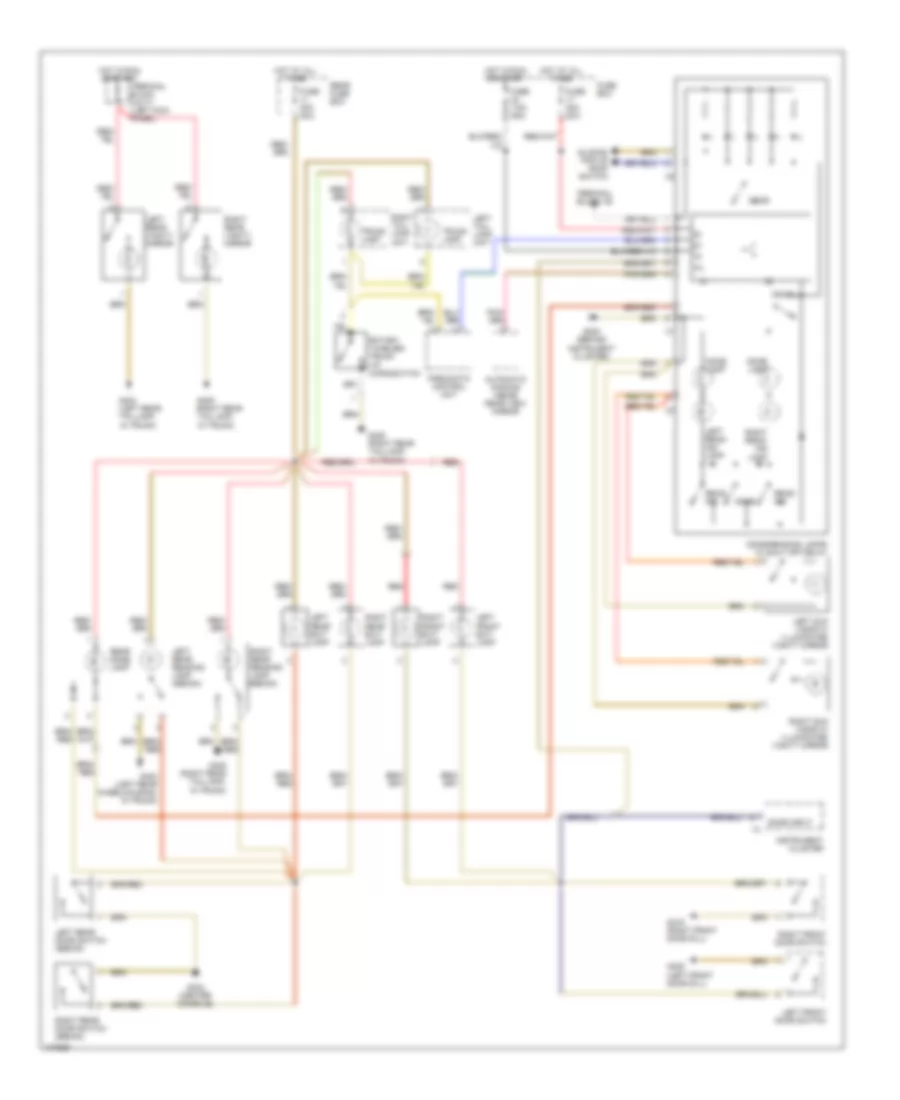 Courtesy Lamps Wiring Diagram for Mercedes Benz S500 1997