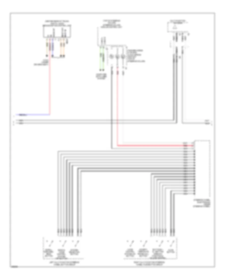 Radio Wiring Diagram, Coupe (2 of 3) for Mercedes-Benz E350 2012