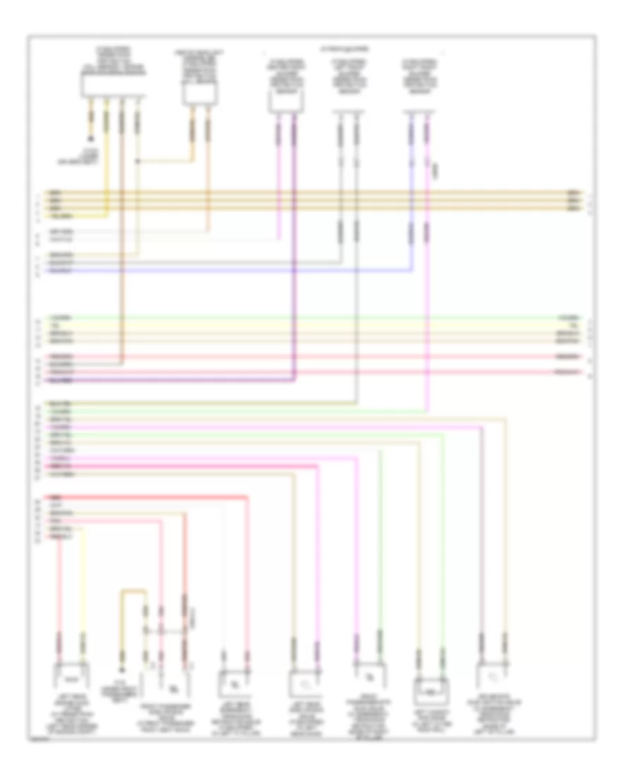 Supplemental Restraint Wiring Diagram, Coupe (3 of 4) for Mercedes-Benz E350 2012