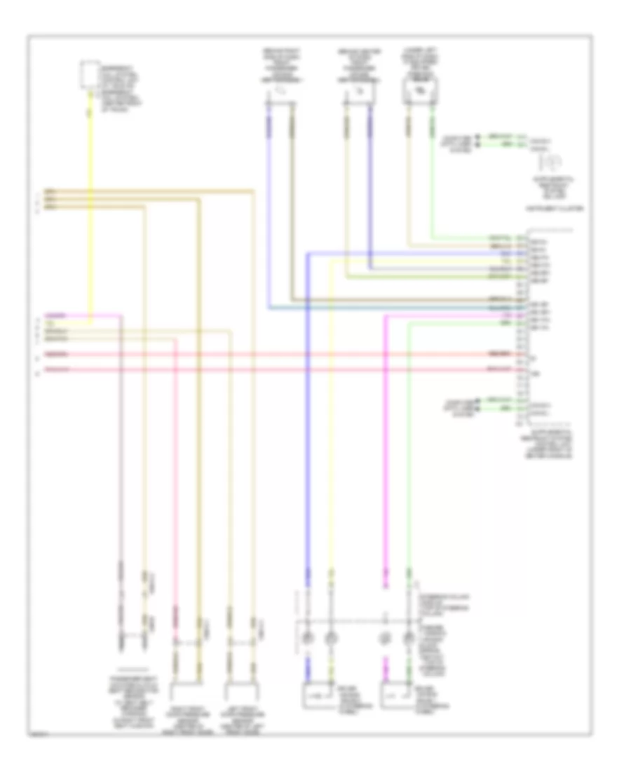 Supplemental Restraint Wiring Diagram, Coupe (4 of 4) for Mercedes-Benz E350 2012