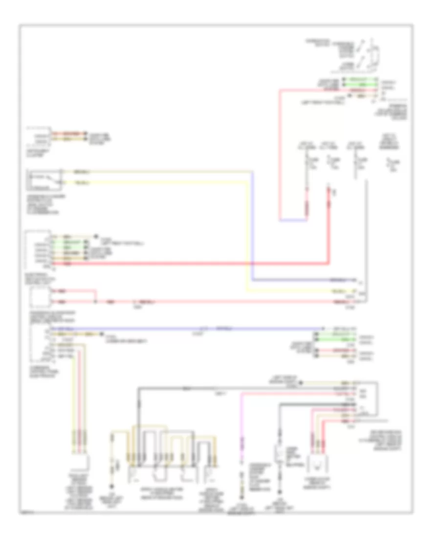 WiperWasher Wiring Diagram, Coupe for Mercedes-Benz E350 2012