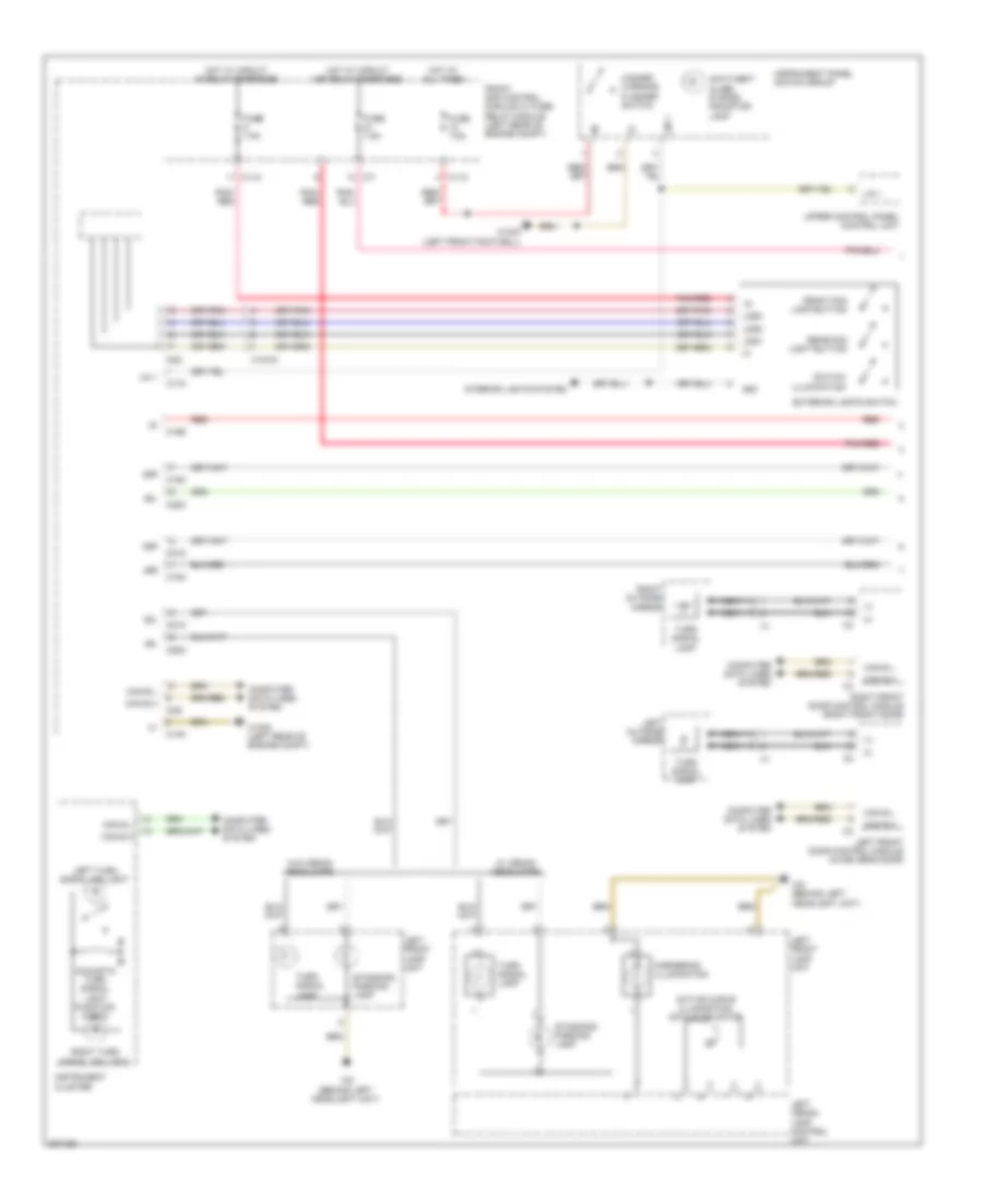 Exterior Lamps Wiring Diagram, Coupe (1 of 3) for Mercedes-Benz E350 2012