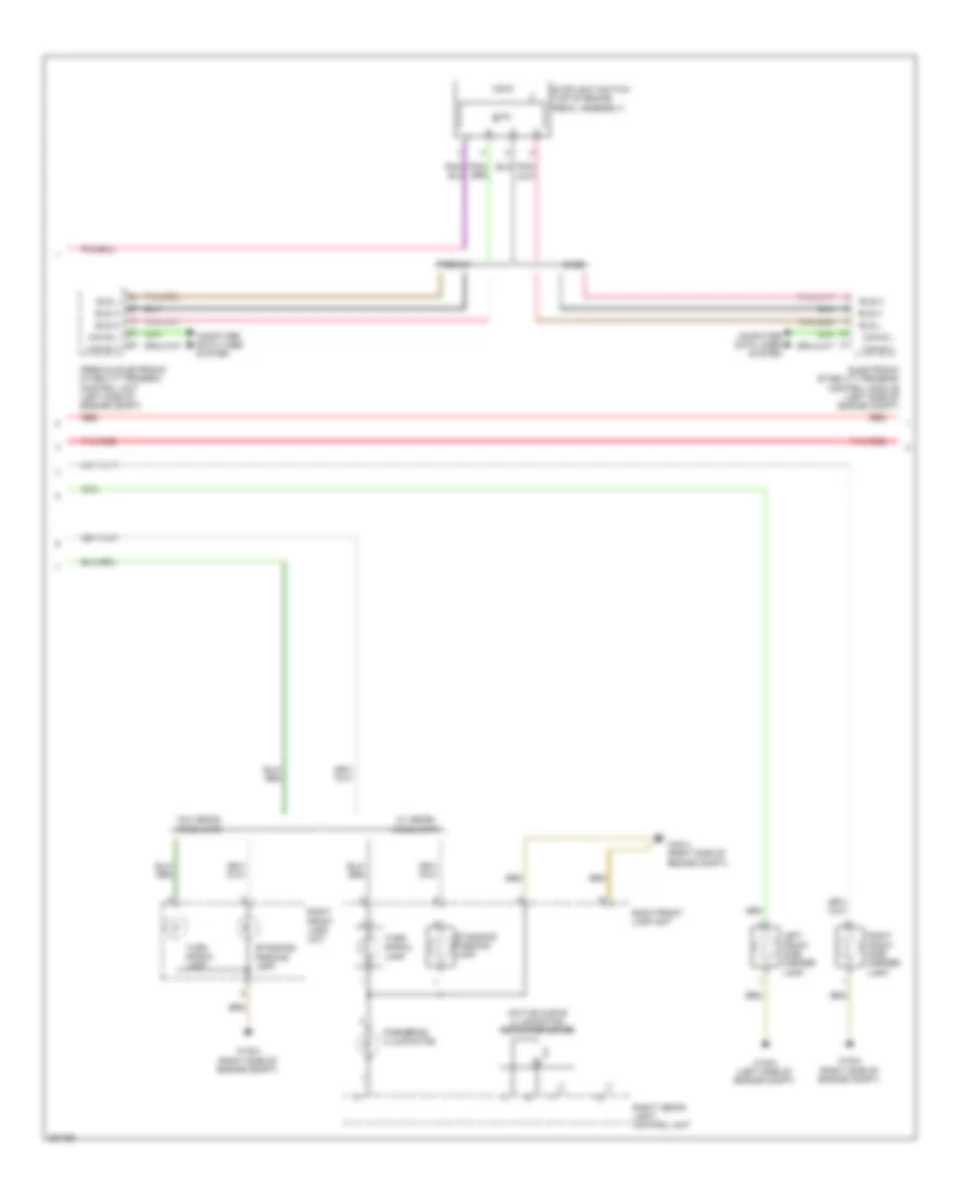 Exterior Lamps Wiring Diagram, Coupe (2 of 3) for Mercedes-Benz E350 2012