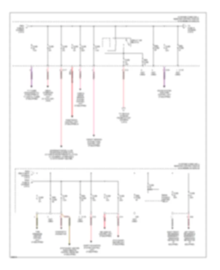 Power Distribution Wiring Diagram, Coupe (3 of 5) for Mercedes-Benz E350 2012
