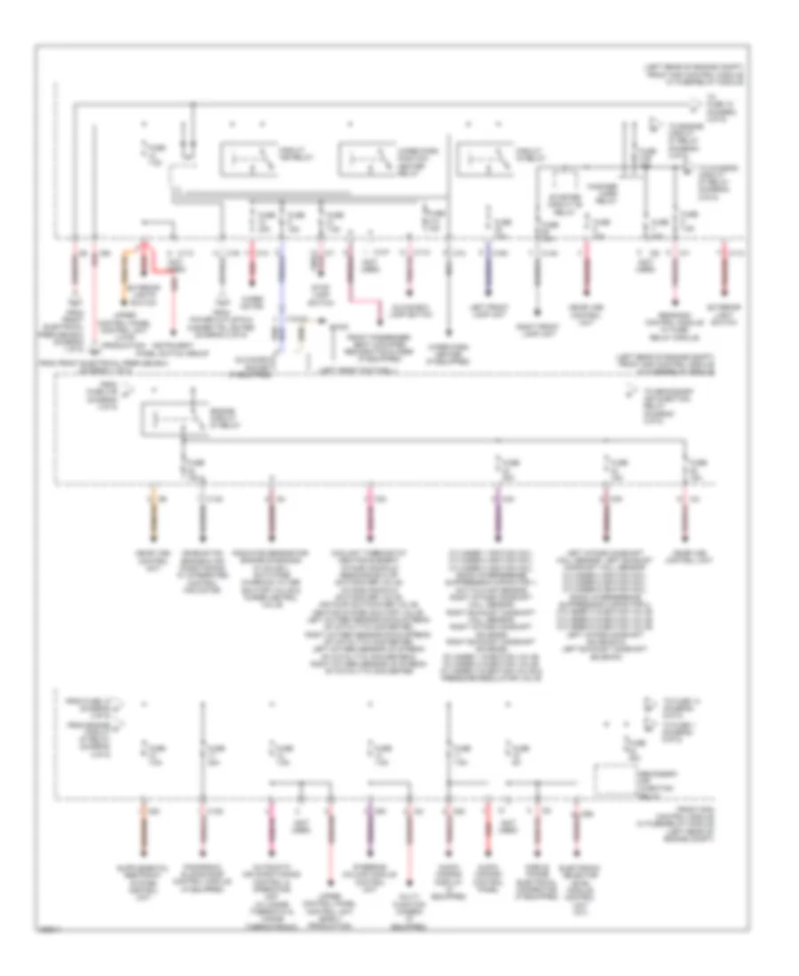 Power Distribution Wiring Diagram Coupe 4 of 5 for Mercedes Benz E350 2012