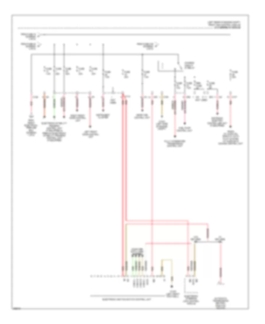 Power Distribution Wiring Diagram, Coupe (5 of 5) for Mercedes-Benz E350 2012
