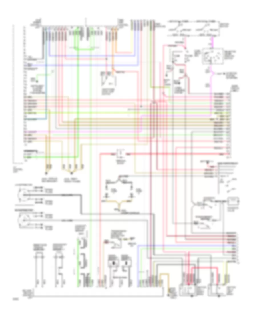 4 2L Engine Performance Wiring Diagrams 1 of 2 for Mercedes Benz 400E 1993