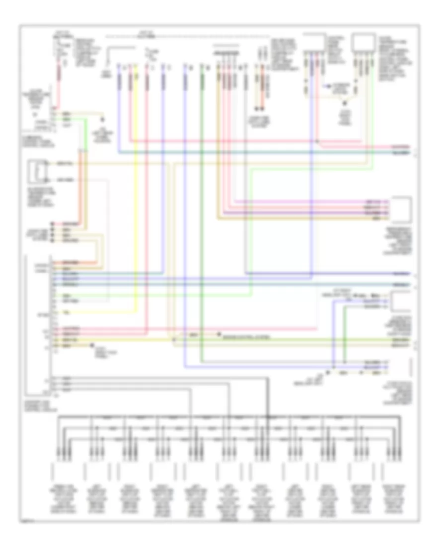 Automatic A C Wiring Diagram 1 of 2 for Mercedes Benz E320 2006