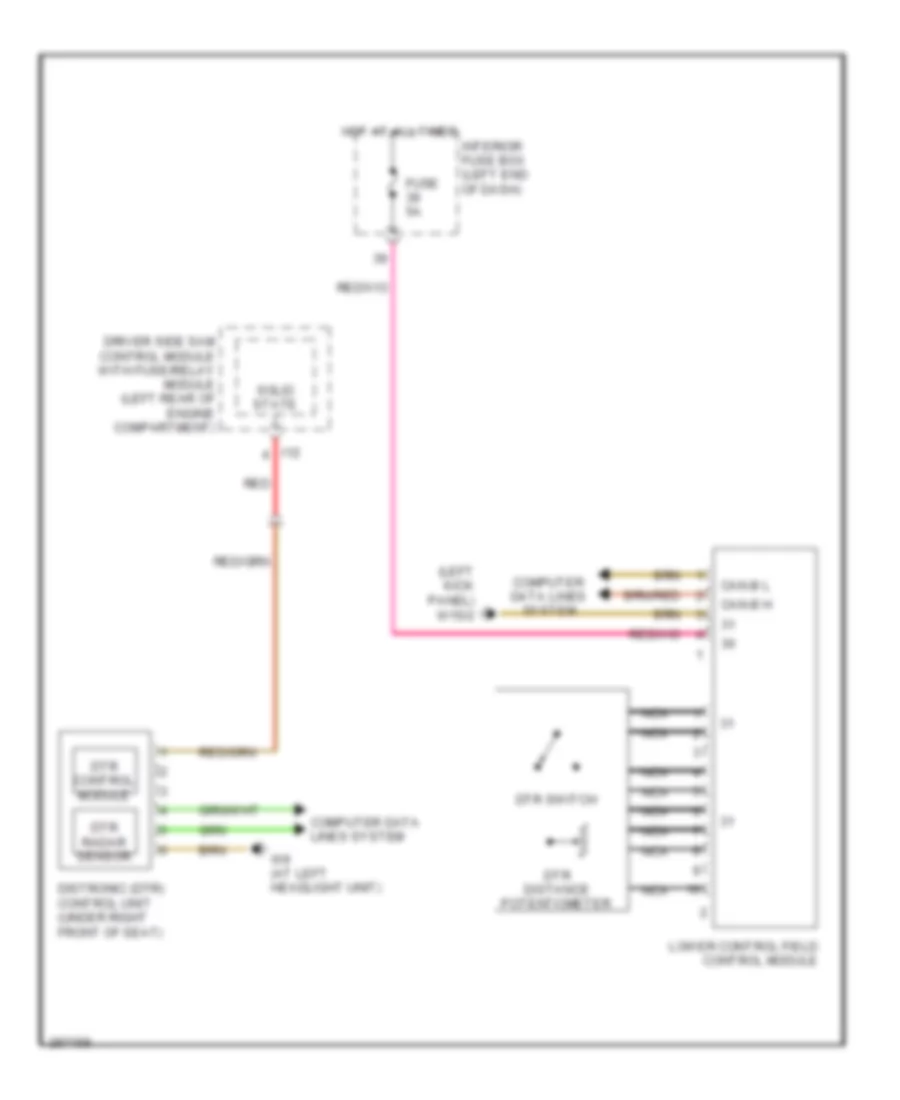 Electronic AcceleratorCruiseIdle Speed Control Wiring Diagram for Mercedes-Benz E320 2006