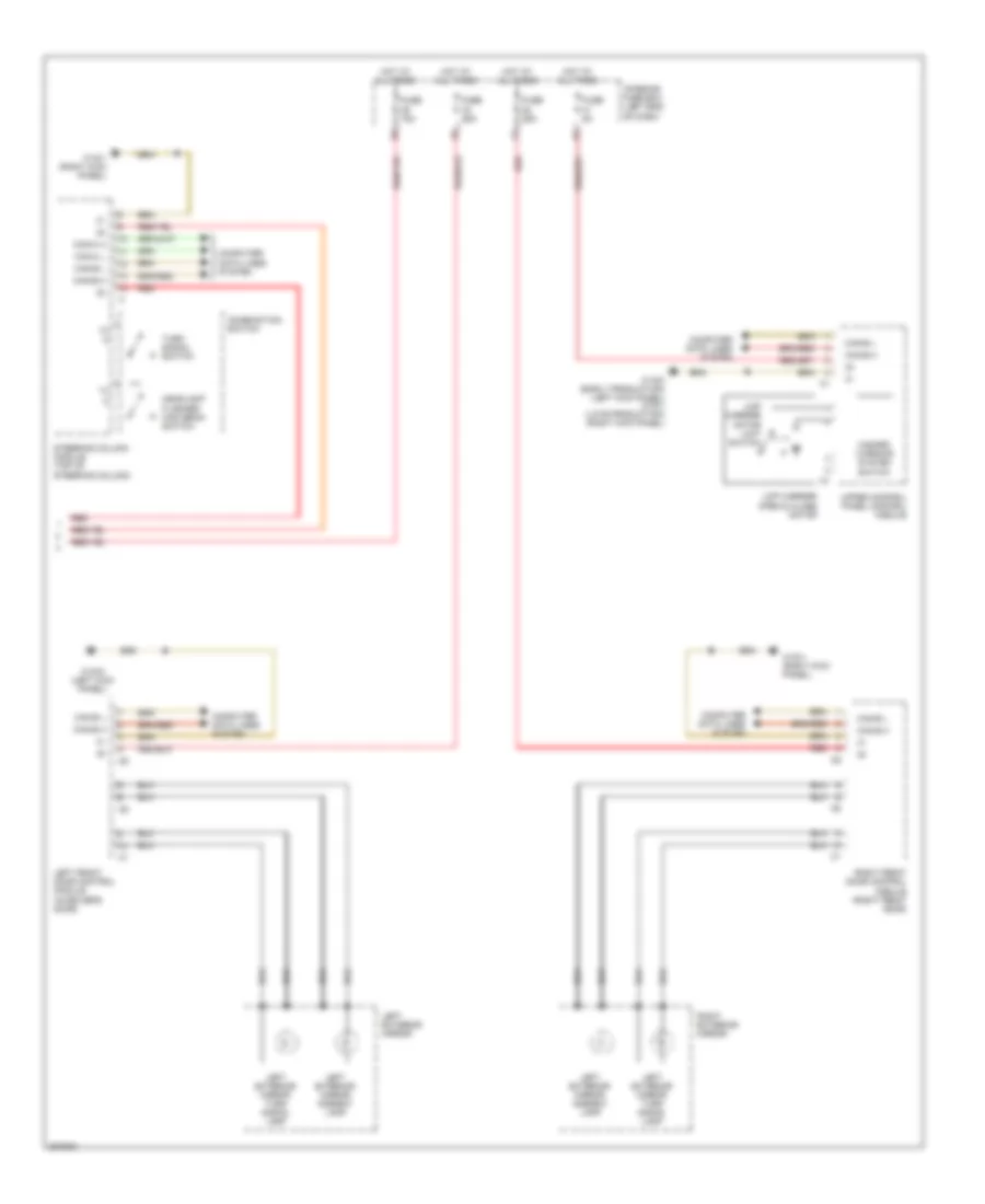 Front Exterior Lamps Wiring Diagram (2 of 2) for Mercedes-Benz E320 2006