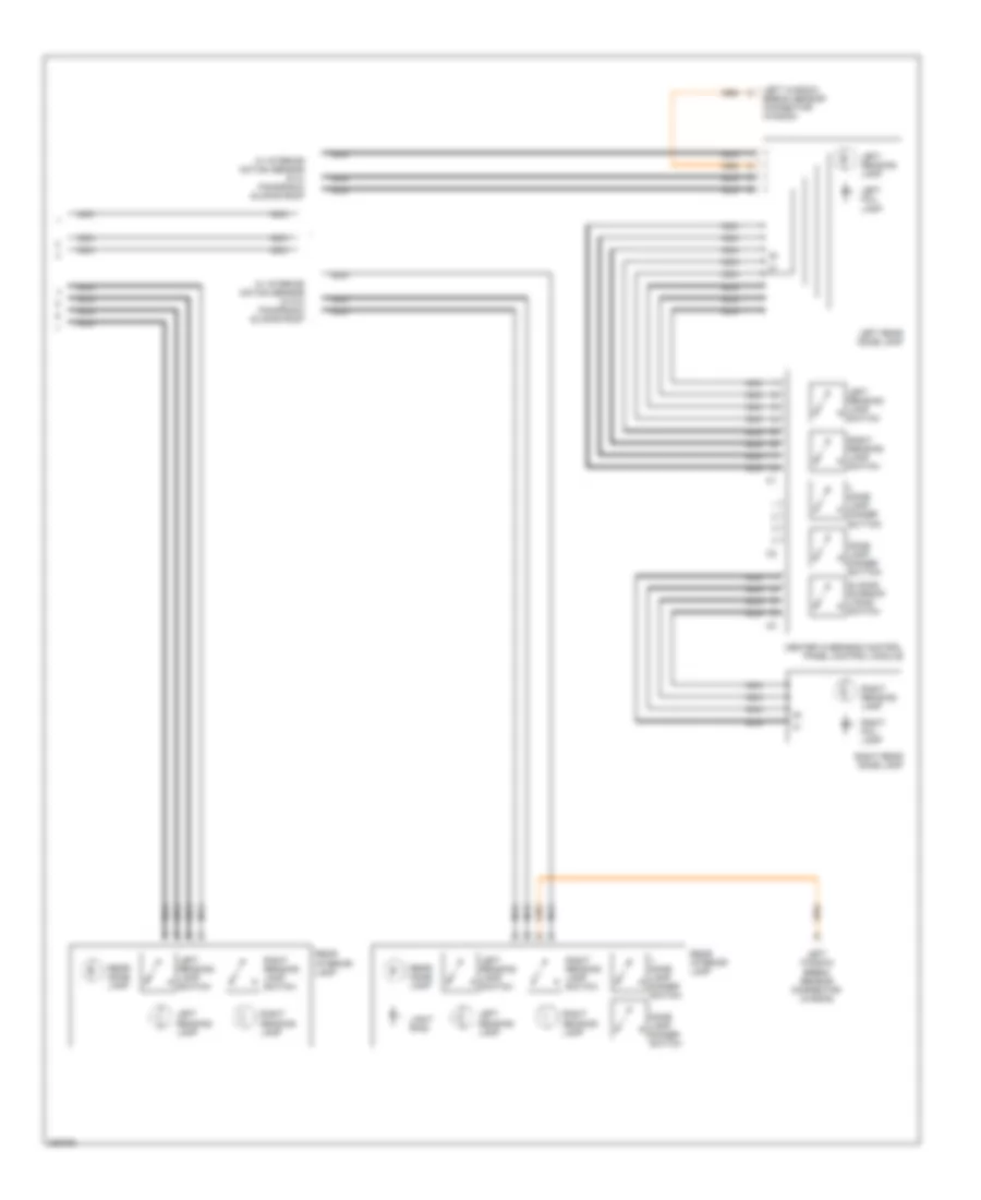 Courtesy Lamps Wiring Diagram (2 of 3) for Mercedes-Benz E320 2006