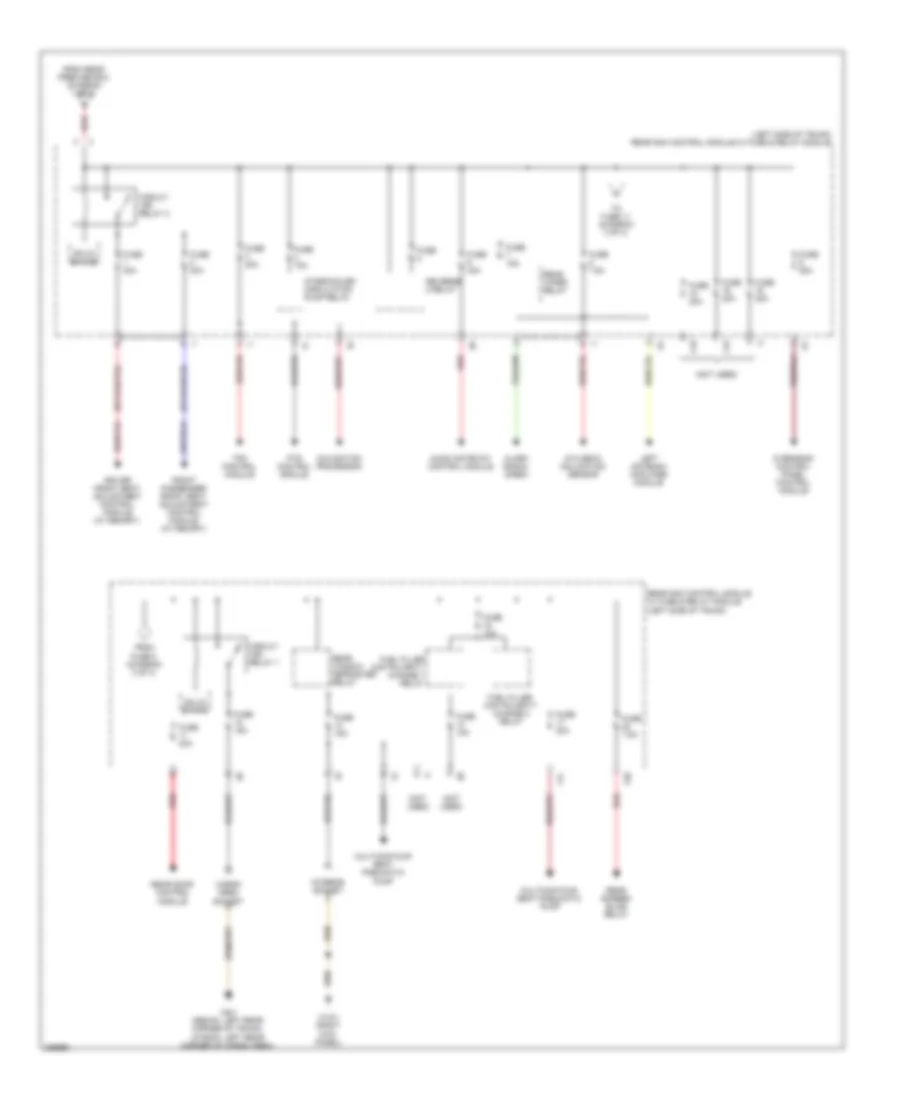 Power Distribution Wiring Diagram (3 of 3) for Mercedes-Benz E320 2006