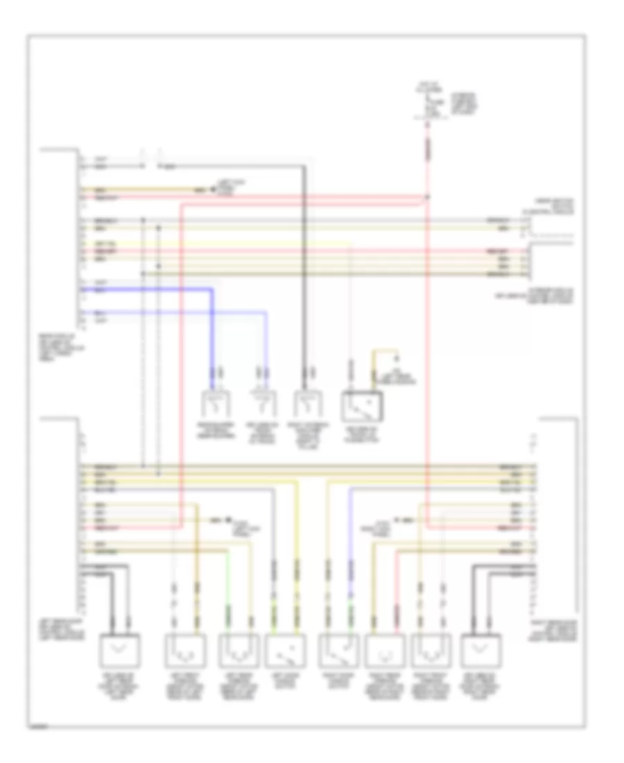Keyless Go System Wiring Diagram for Mercedes Benz E320 2006