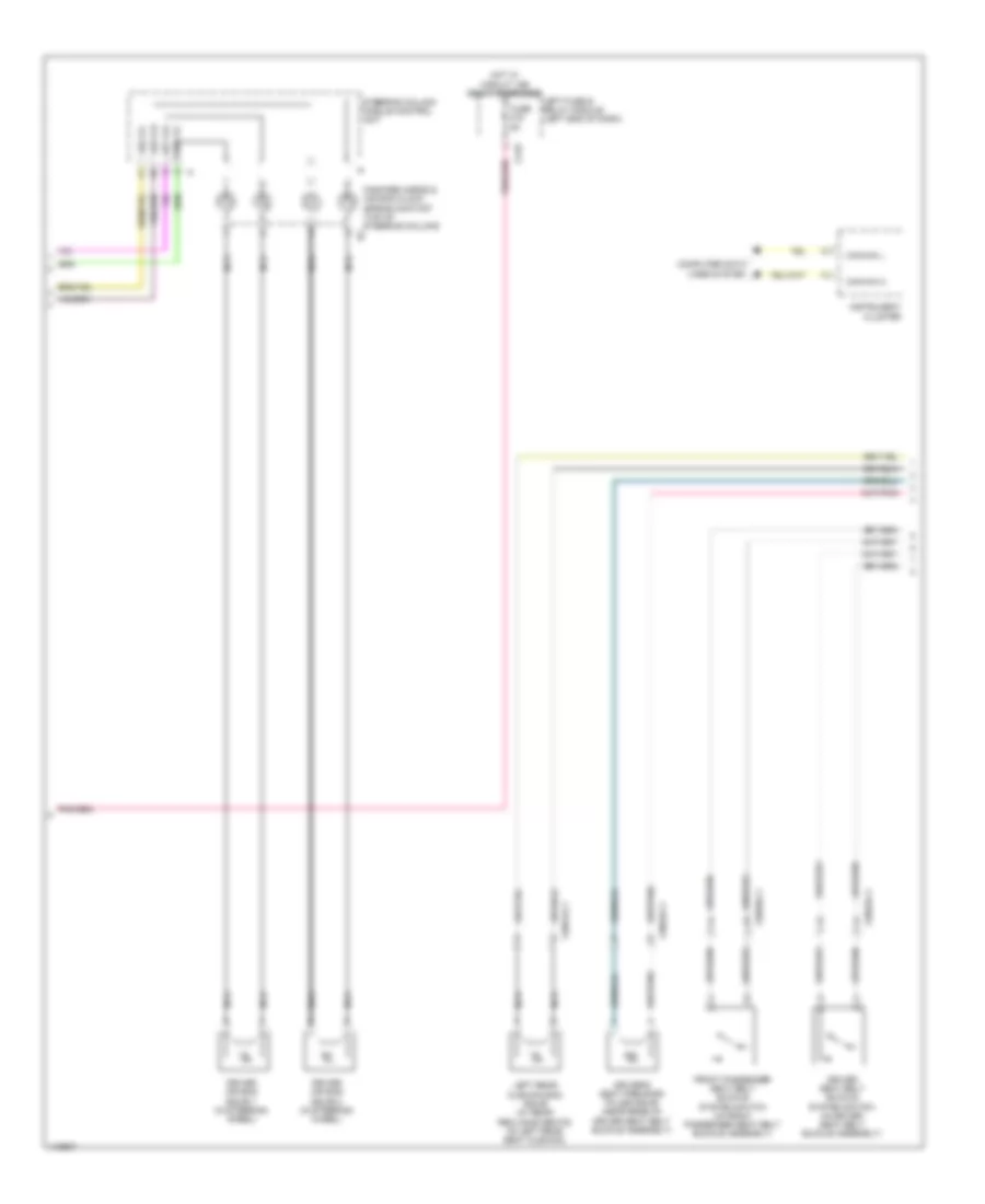 Supplemental Restraint Wiring Diagram 3 of 4 for Mercedes Benz S550 2014