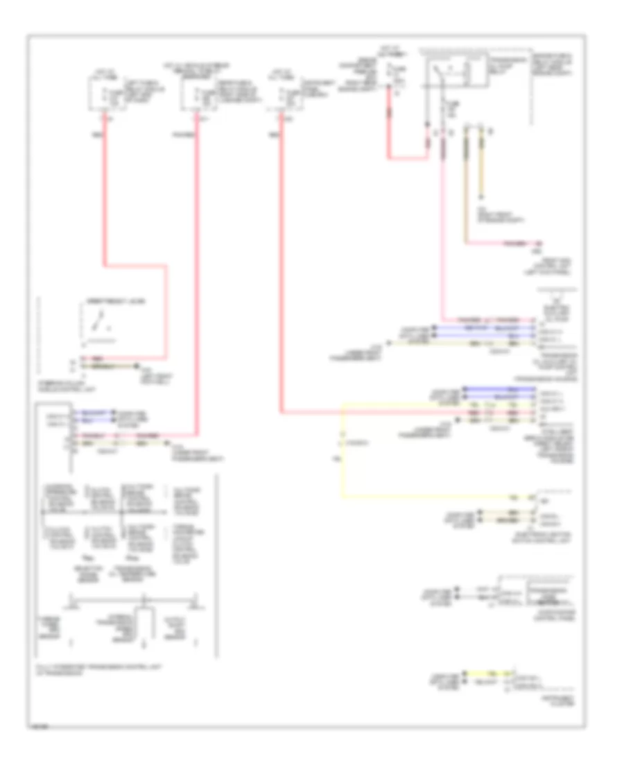 Transmission Wiring Diagram for Mercedes-Benz S550 2014