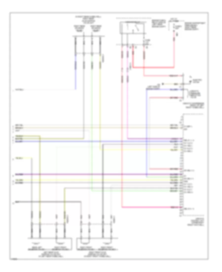 Airmatic Control Wiring Diagram (3 of 3) for Mercedes-Benz S550 2014