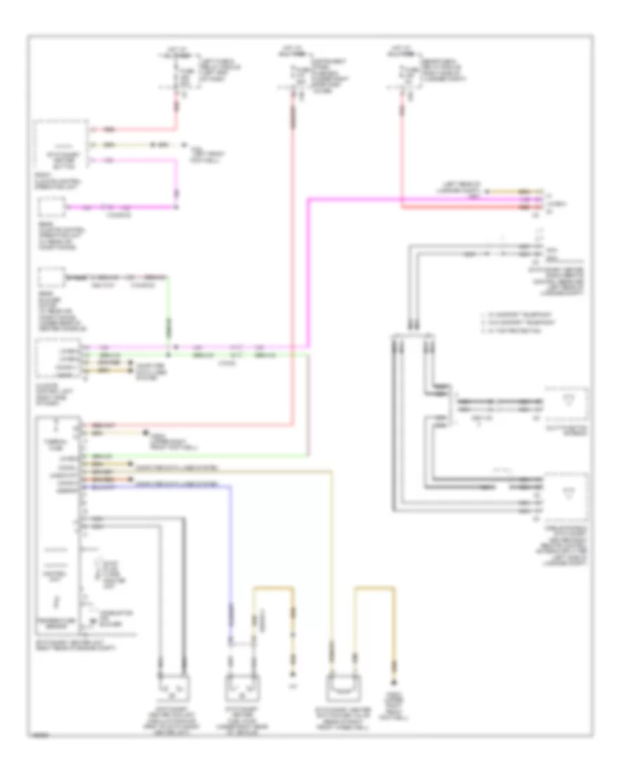 Stationary Heater Wiring Diagram for Mercedes Benz S550 2014