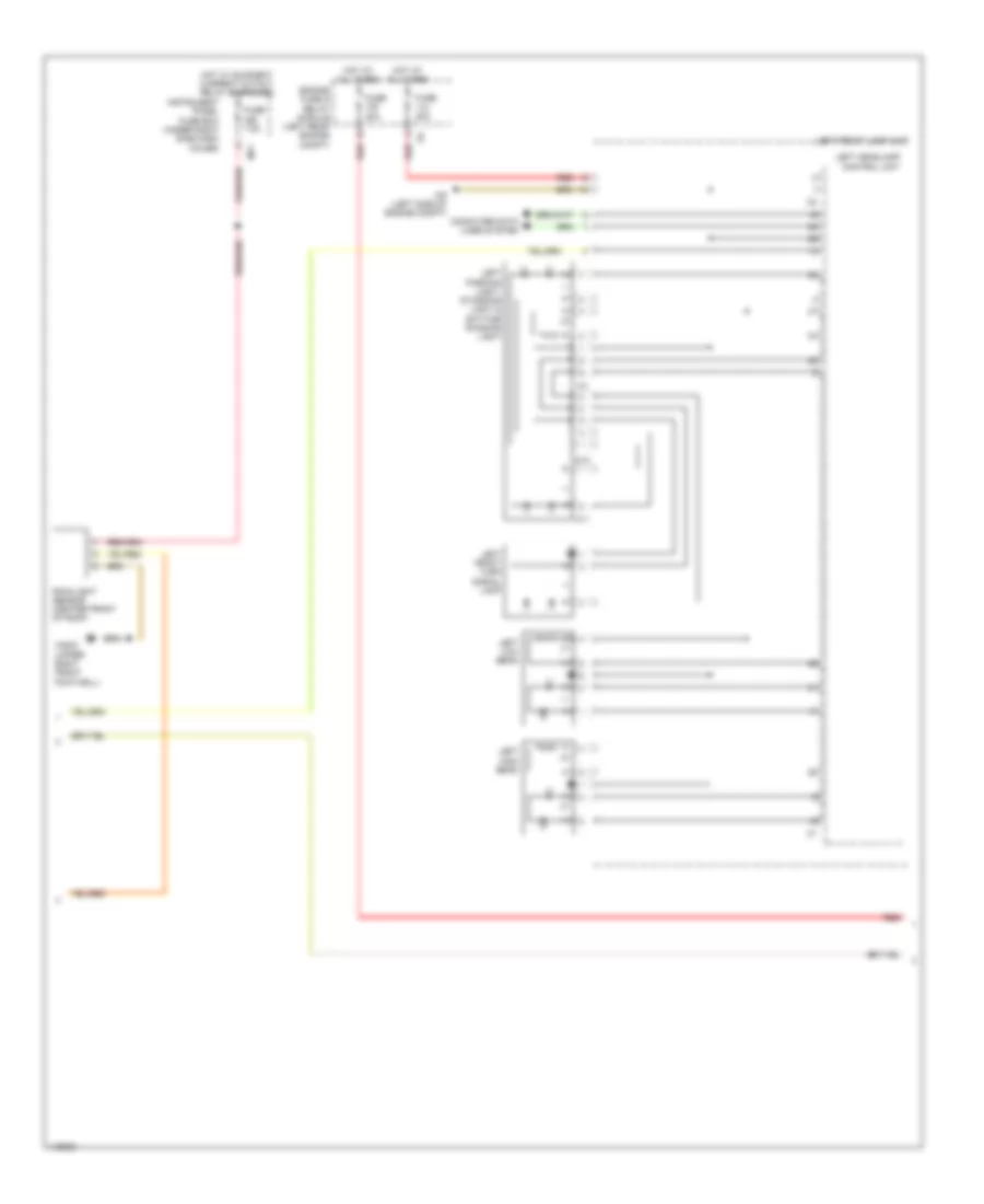 Headlights Wiring Diagram, without Dynamic LED Headlamps (2 of 3) for Mercedes-Benz S550 2014