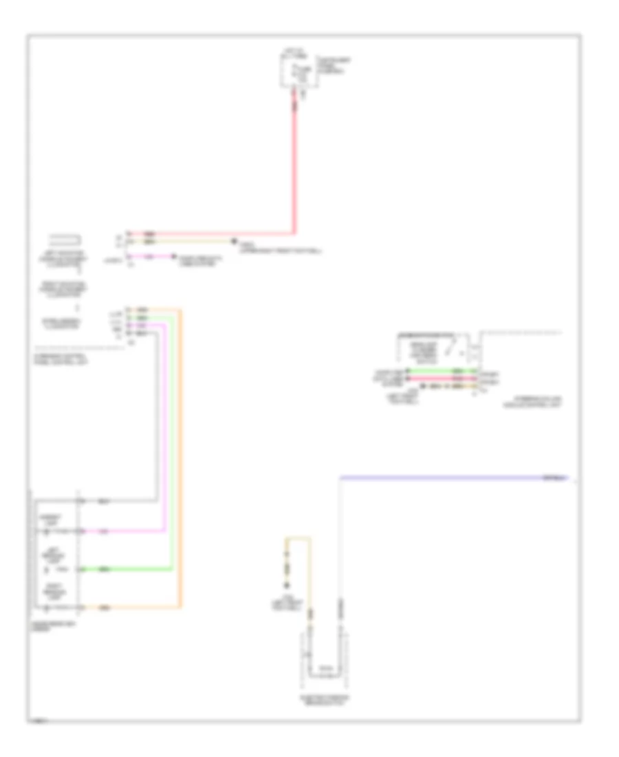 Instrument Illumination Wiring Diagram 1 of 4 for Mercedes Benz S550 2014